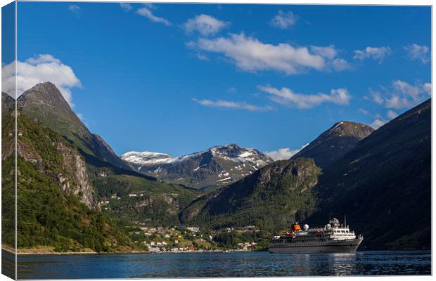 Geirangerfjord Canvas Print by Thomas Schaeffer