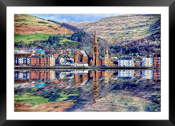 Largs Seaview  Framed Mounted Print by Valerie Paterson