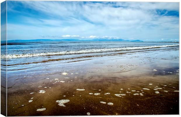 Incoming Tide  Canvas Print by Valerie Paterson