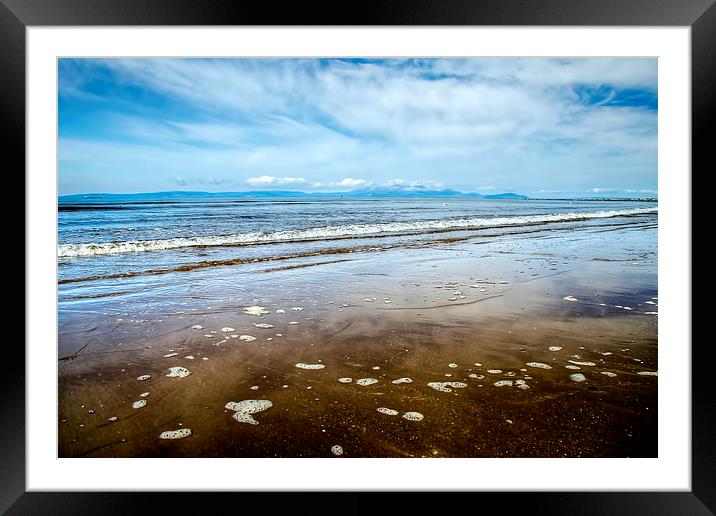 Incoming Tide  Framed Mounted Print by Valerie Paterson