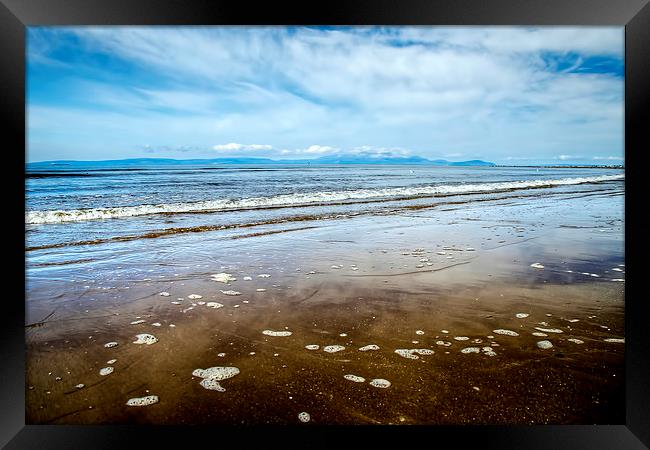 Incoming Tide  Framed Print by Valerie Paterson