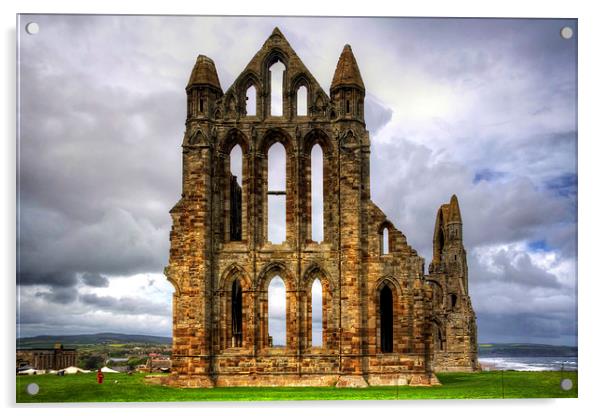 Whitby Abbey Remains Acrylic by Tom Gomez