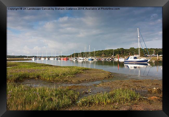  Yarmouth Reflections Framed Print by Graham Custance