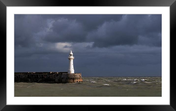  Dover Lighthouse Framed Mounted Print by Ian Hufton