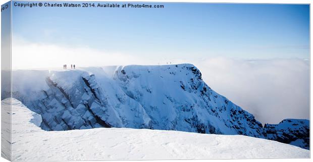  Ben Nevis Canvas Print by Charles Watson