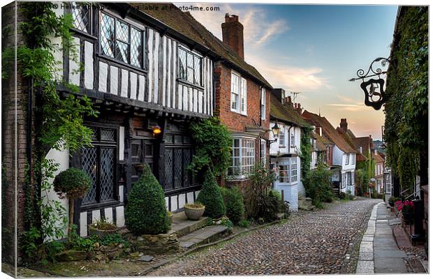 Rye in East Sussex Canvas Print by Helen Hotson