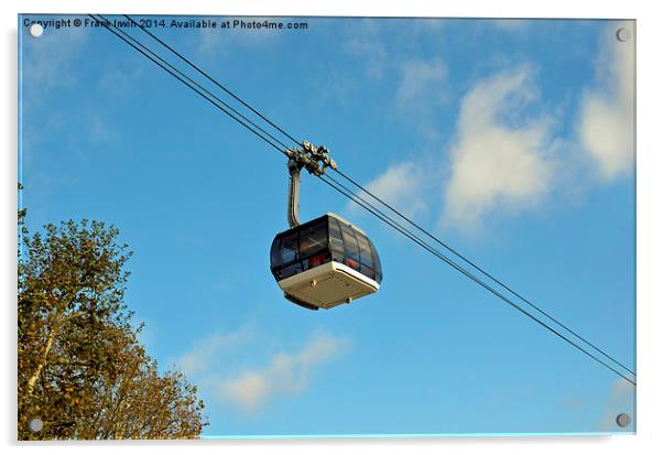  Cable car in Koblenz, Germany Acrylic by Frank Irwin