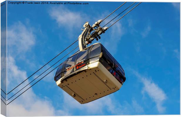 Cable car in Koblenz, Germany  Canvas Print by Frank Irwin