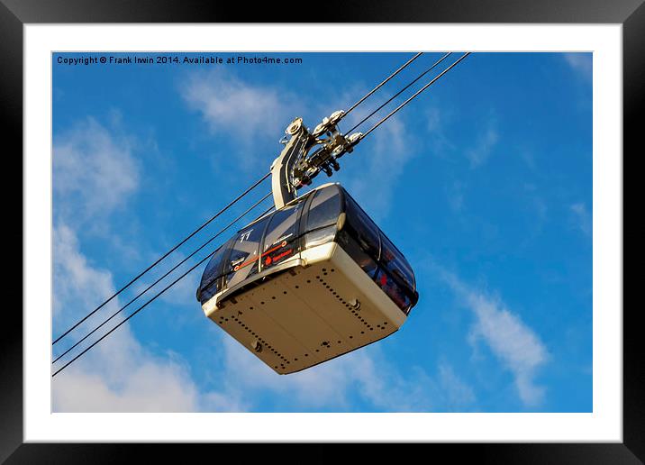Cable car in Koblenz, Germany  Framed Mounted Print by Frank Irwin