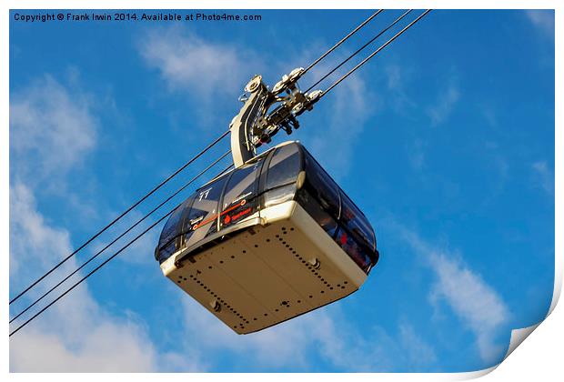 Cable car in Koblenz, Germany  Print by Frank Irwin