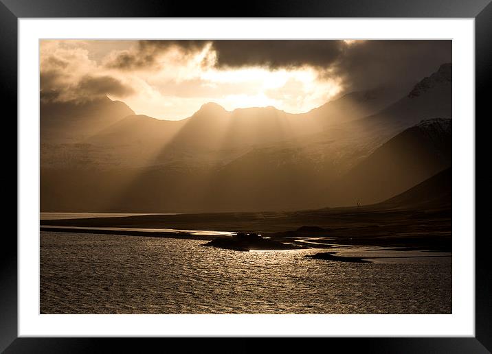 Light from the Heavens Framed Mounted Print by Kevin Browne