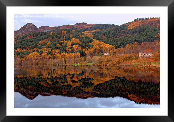  Trossachs Hotel Framed Mounted Print by Kevin Askew
