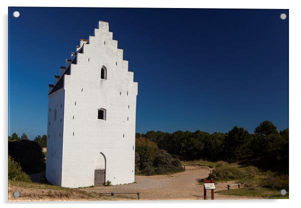 Tilsandete Kirke Acrylic by Thomas Schaeffer