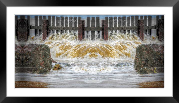  rolling tide Framed Mounted Print by sue davies