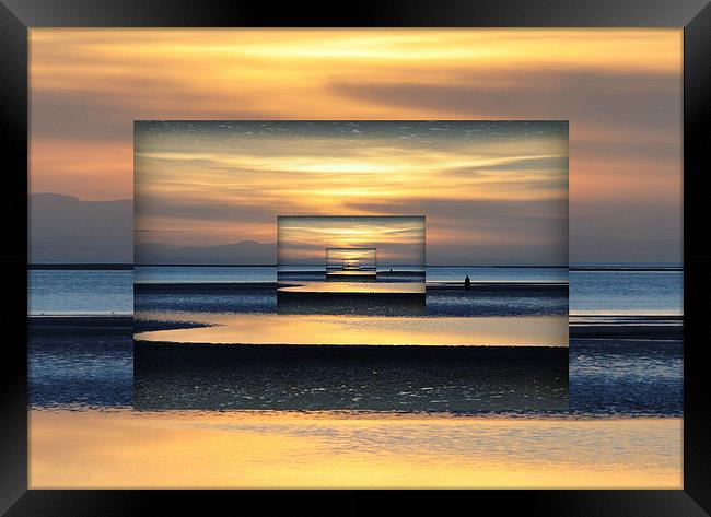  mirrored image Framed Print by sue davies