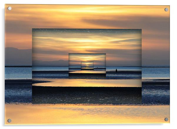  mirrored image Acrylic by sue davies