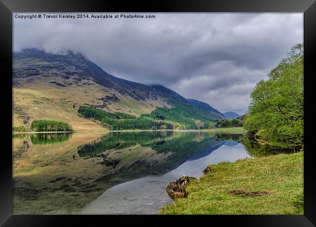 Buttermere Reflections Framed Print by Trevor Kersley RIP