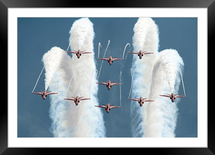  Red Arrows loop Framed Mounted Print by Rachel & Martin Pics
