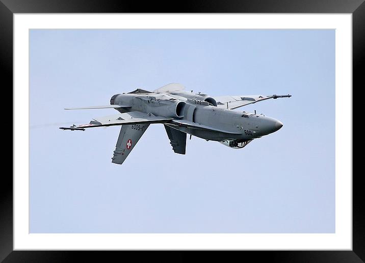  Swiss F-18 Framed Mounted Print by Rachel & Martin Pics