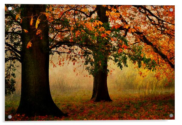  Autumn In Hamstead-heath London Uk  Acrylic by Heaven's Gift xxx68