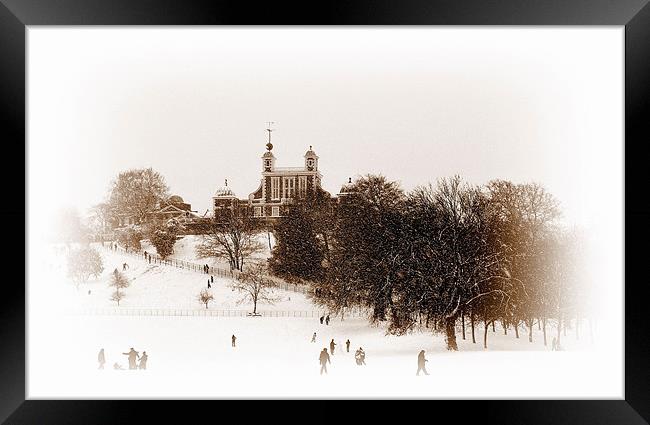 Greenwich Observatory Framed Print by Karen Martin