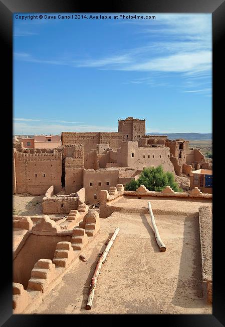 Kasbah, Morocco Framed Print by Dave Carroll