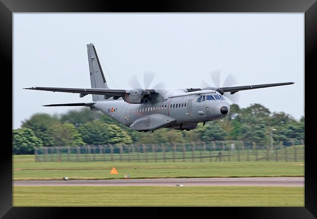  Spanish Casa 295M Low flypast Framed Print by Rachel & Martin Pics