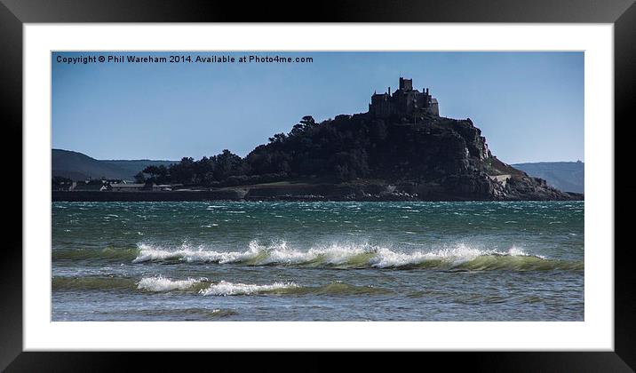  St Michael's Mount Framed Mounted Print by Phil Wareham