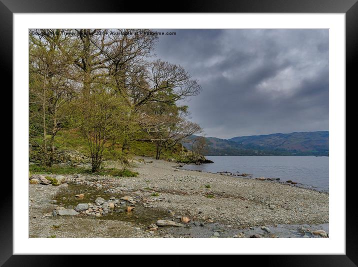 Ullswater Lake District Framed Mounted Print by Trevor Kersley RIP