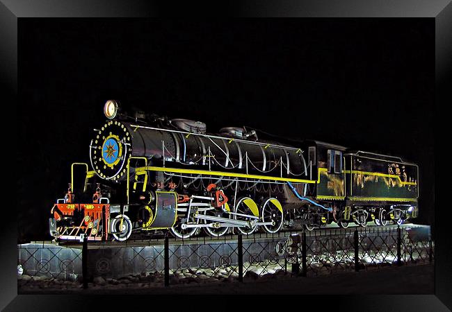  MAWD 1798 steam locomotive Framed Print by Lalam M