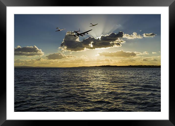 Into the sunset Framed Mounted Print by Gary Eason