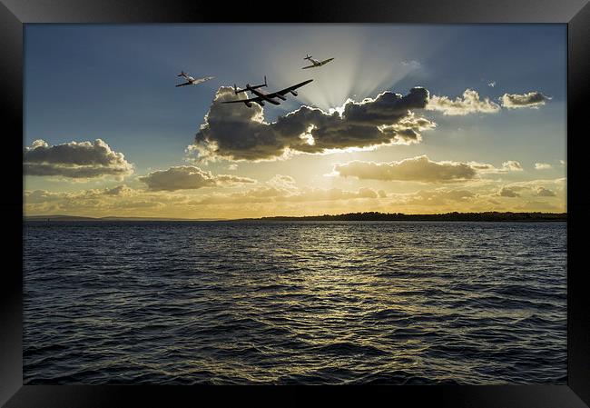 Into the sunset Framed Print by Gary Eason