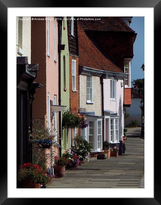  Abbey Street, Faversham Framed Mounted Print by Andrew Wright