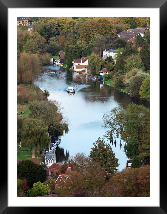  Goring on Thames Framed Mounted Print by Tony Bates