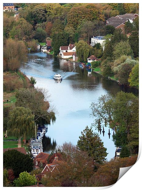  Goring on Thames Print by Tony Bates