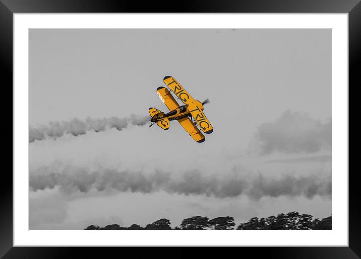  Pitts Special Framed Mounted Print by Simon Hackett