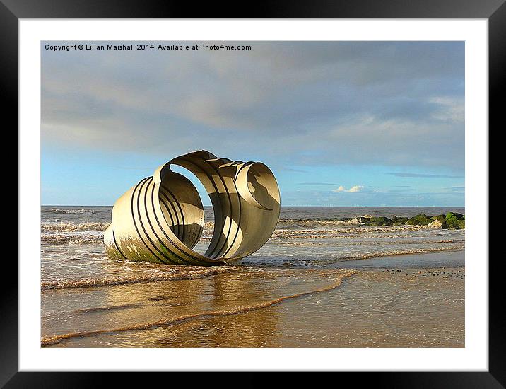  Marys Shell Cleveleys. Framed Mounted Print by Lilian Marshall