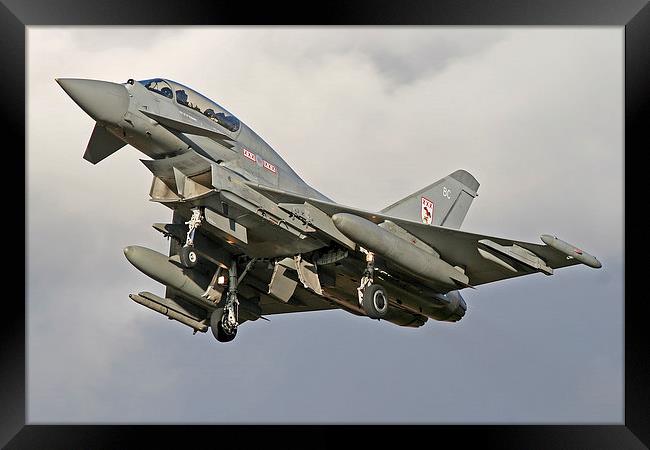  Eurofighter Typhoon Framed Print by Rachel & Martin Pics
