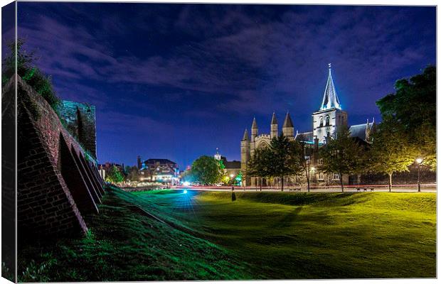  Rochester Cathedral Canvas Print by Serge Rydosz