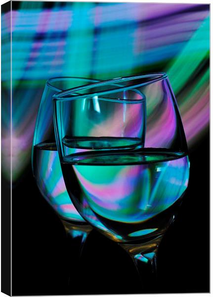  Abstract glass Canvas Print by Serge Rydosz