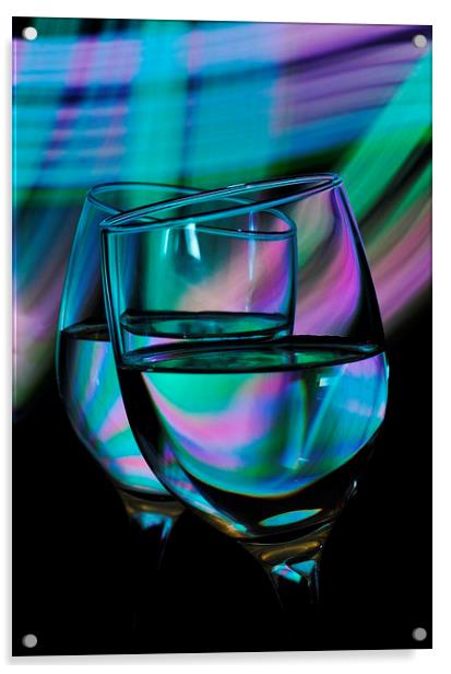  Abstract glass Acrylic by Serge Rydosz