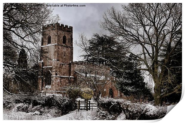  St Botolph's Church, Rugby, Warwickshire Print by Avril Harris