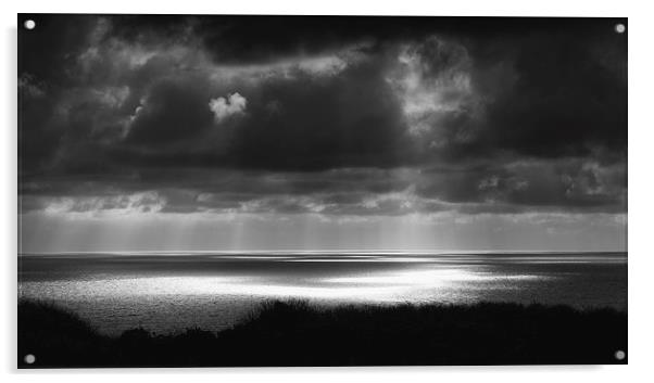  The English Channel Acrylic by Nigel Jones