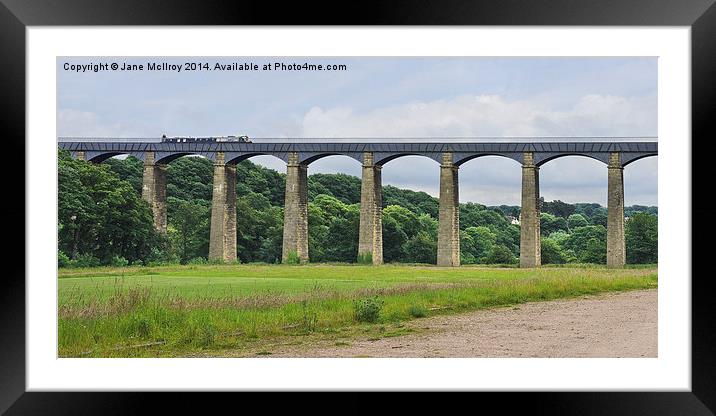 Pontcysyllte Aqueduct Wales Framed Mounted Print by Jane McIlroy