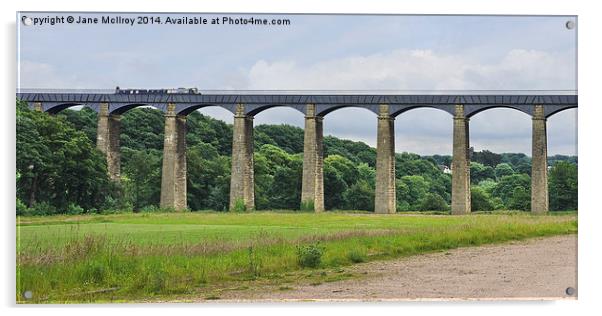 Pontcysyllte Aqueduct Wales Acrylic by Jane McIlroy