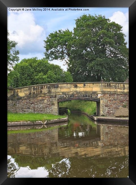 Canal Bridge Framed Print by Jane McIlroy