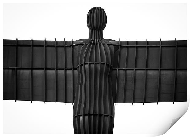  Angel of the North Print by Helen Holmes