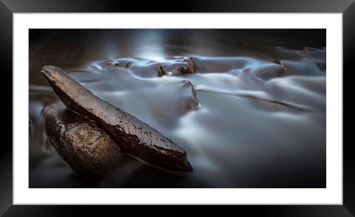  Satin and wet stone Framed Mounted Print by Leighton Collins