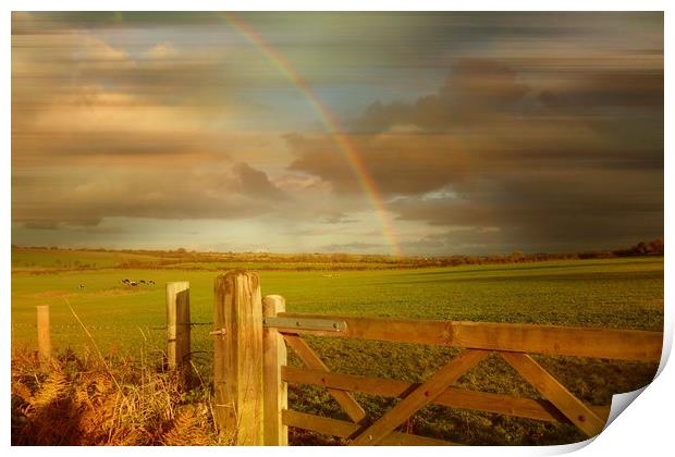  Rainbow's End. Print by Heather Goodwin
