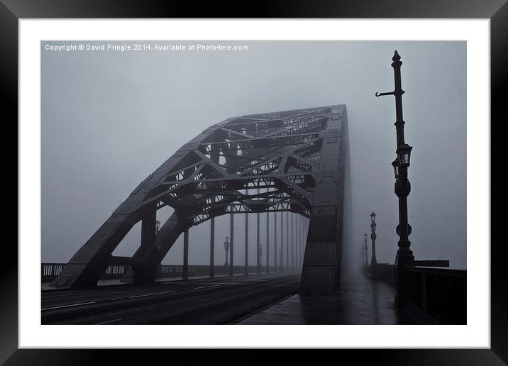 Fog on the Tyne Framed Mounted Print by David Pringle